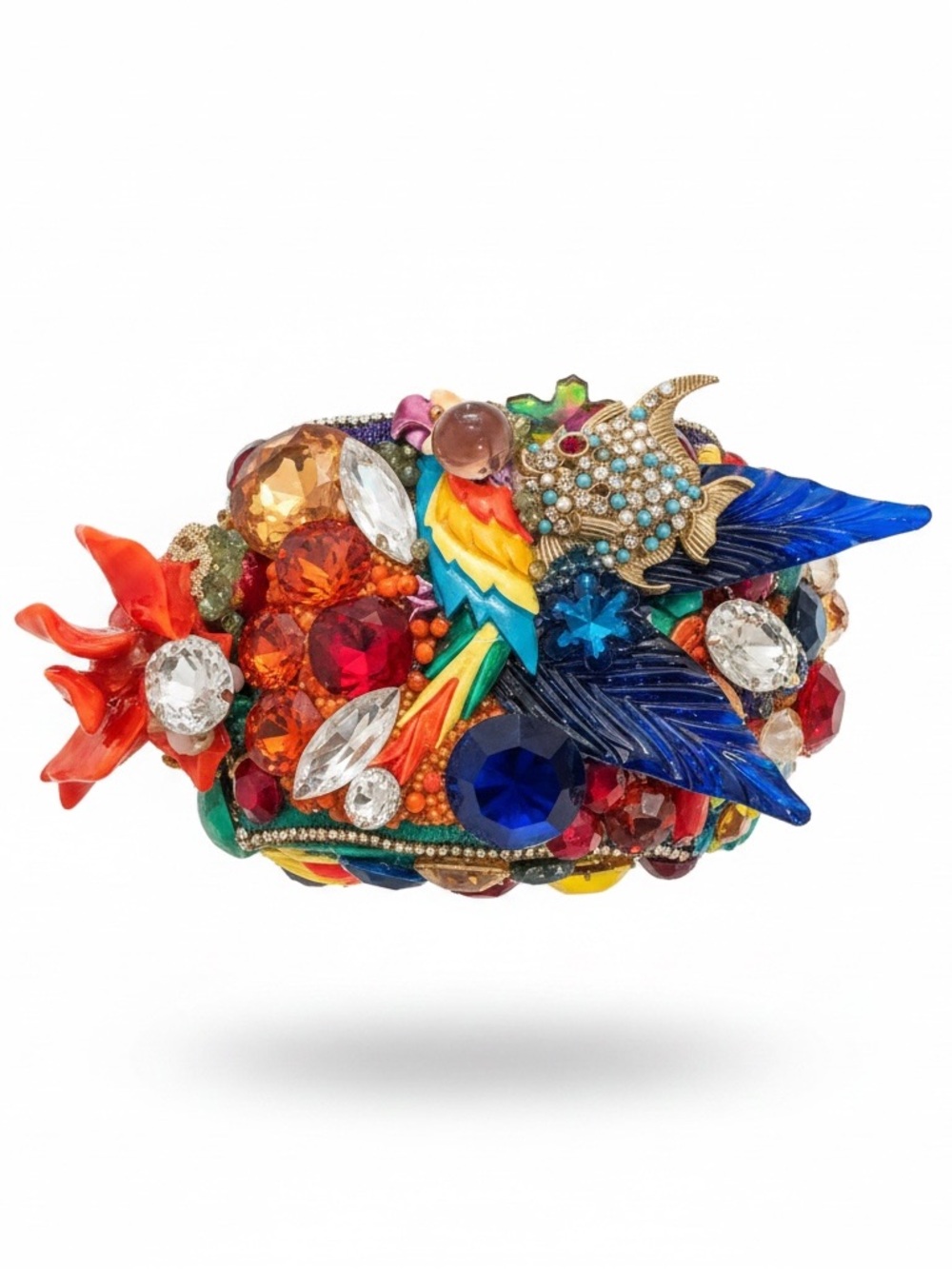 ONE OF A KIND ✨ Rare Vintage Wendy Gell “Wristy” Couture Statement Cuff Bracelet - Picture 9 of 9